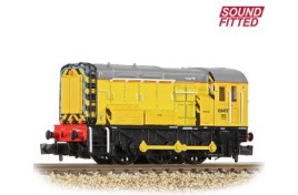 Class 08 08417 Network Rail Yellow  Sound Fitted N Gauge